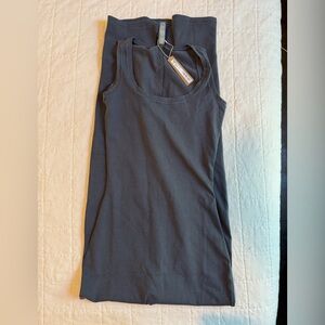 SKIMS Scoop Neck Ash Dress